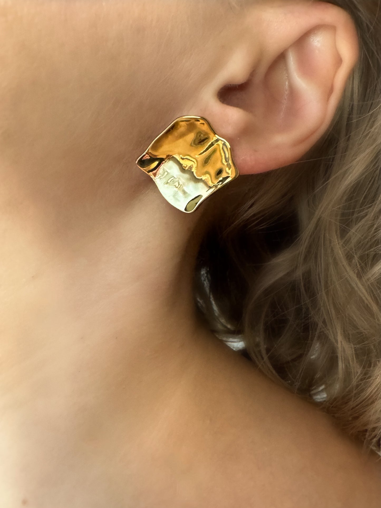 Irregular Square Earrings