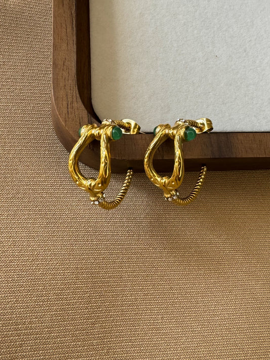 Vintage Buckle Earrings