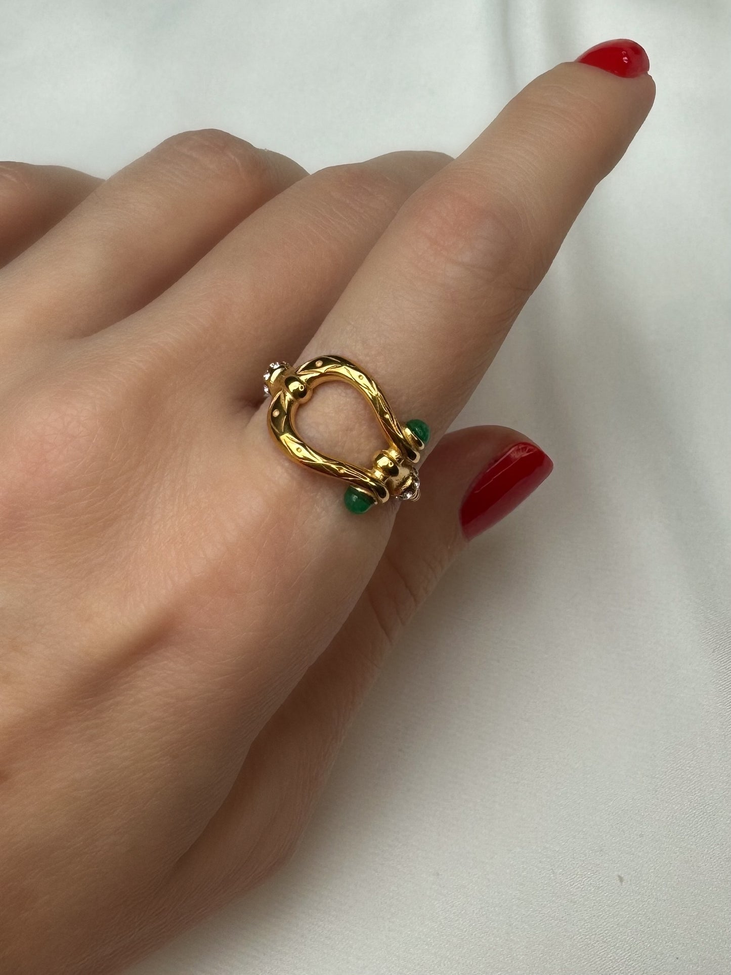 Vintage Buckle Ring
