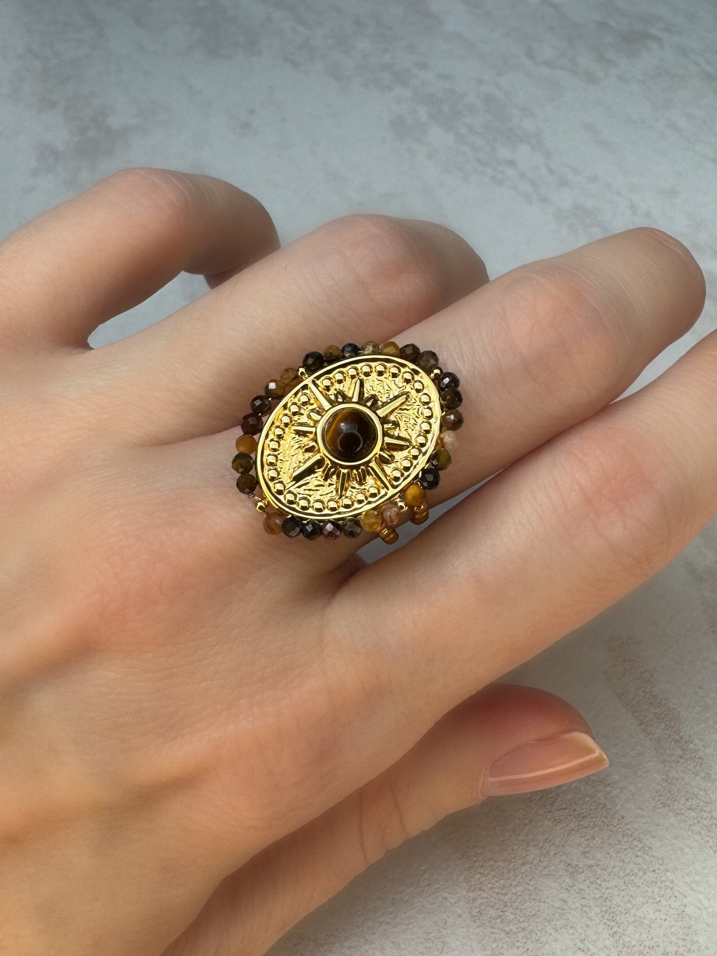 Tiger Eye Ring