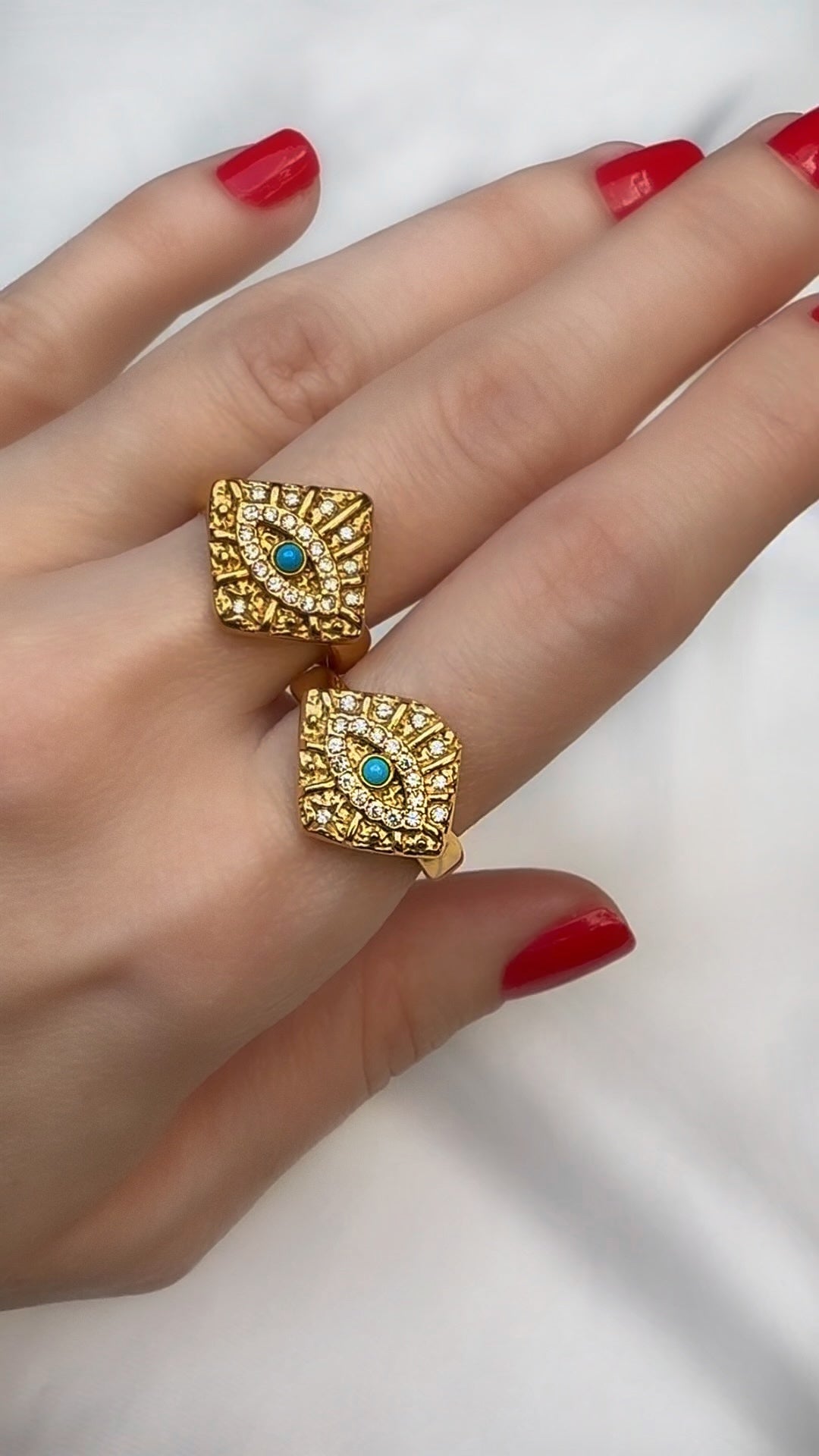 Turquoise Eye Ring