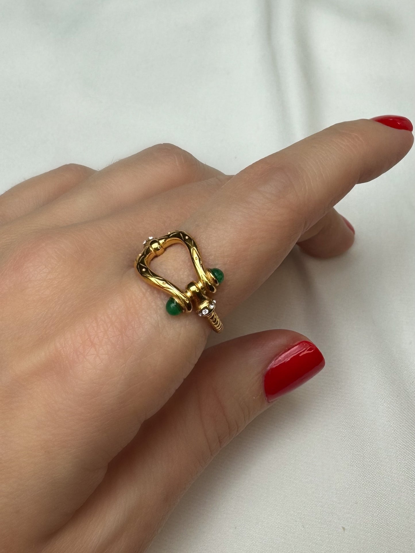 Vintage Buckle Ring