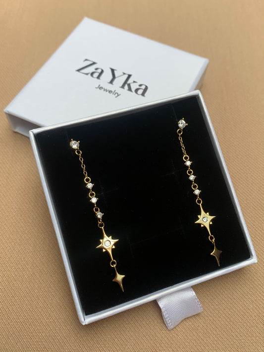 Stars Chain Earrings