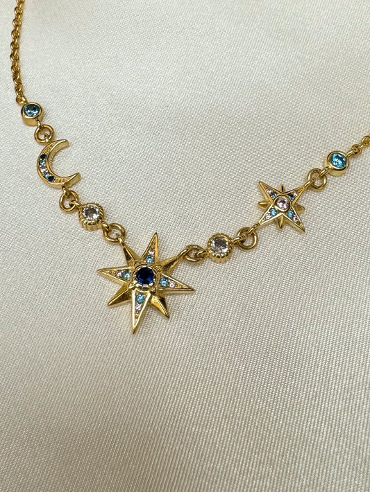 Moon & Stars Necklace