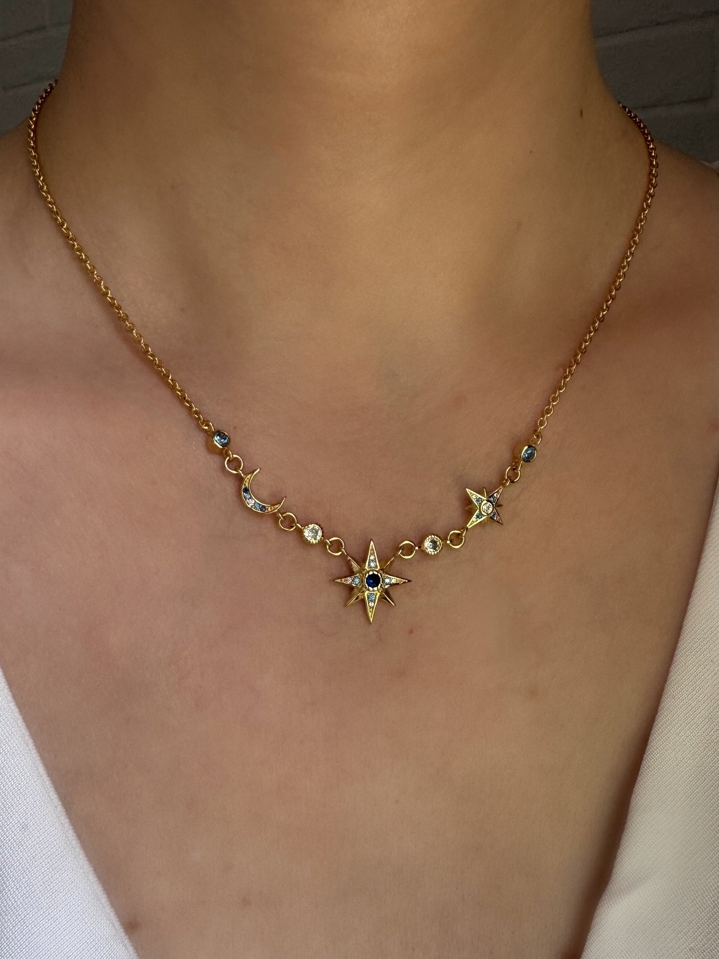 Moon & Stars Necklace
