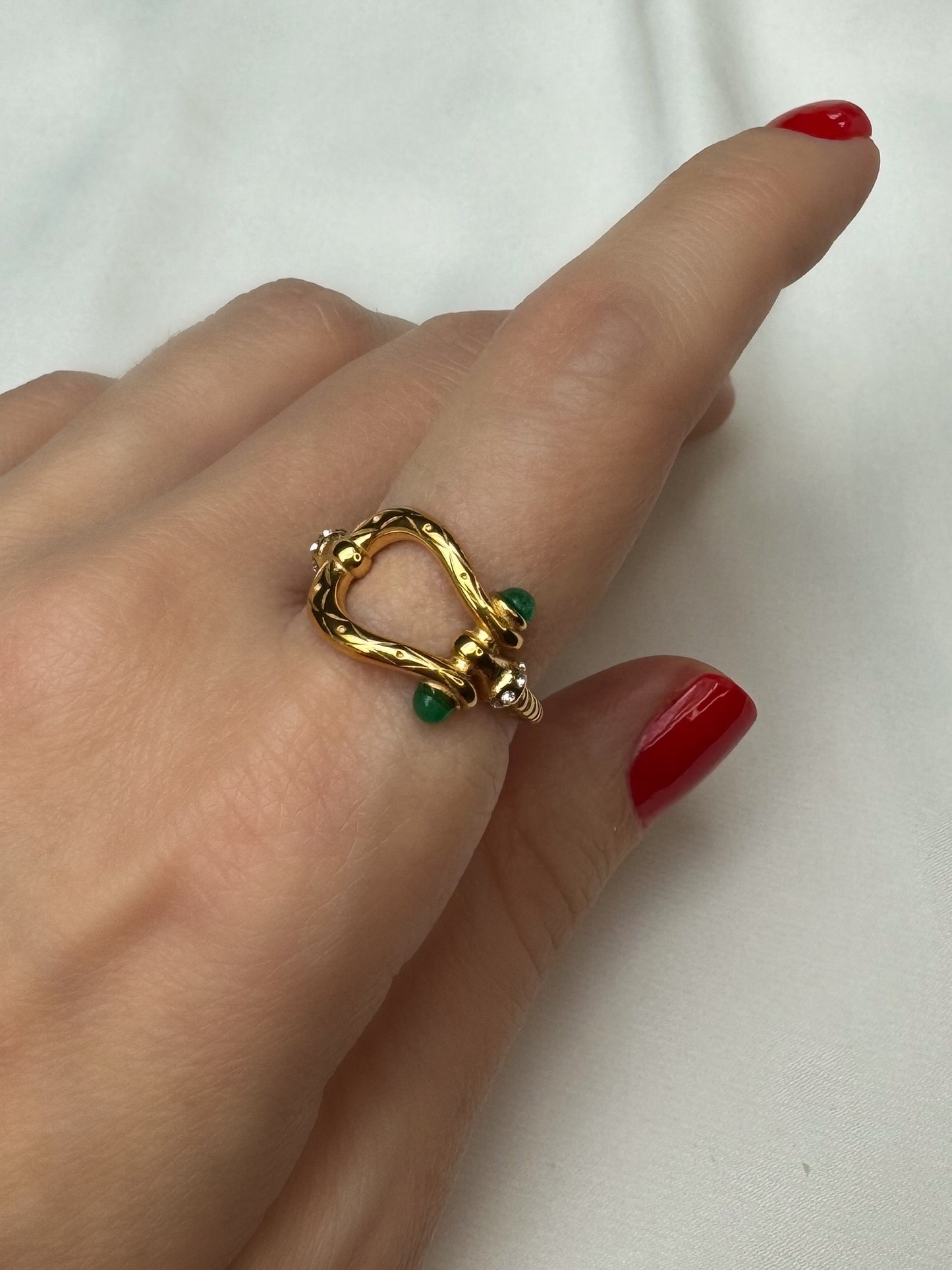 Vintage Buckle Ring