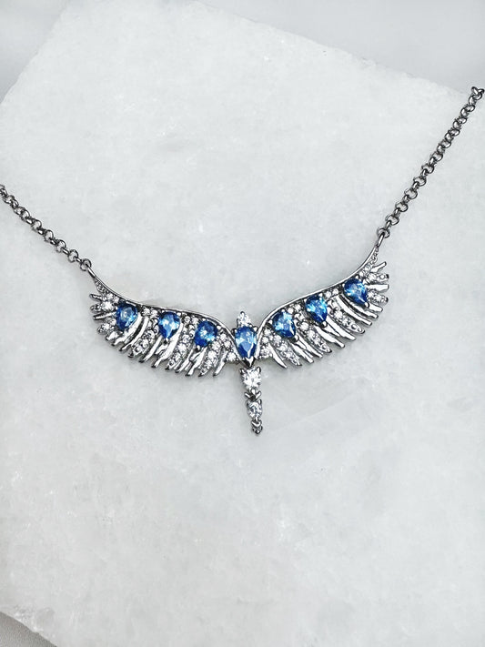 Wings Necklace in Silver