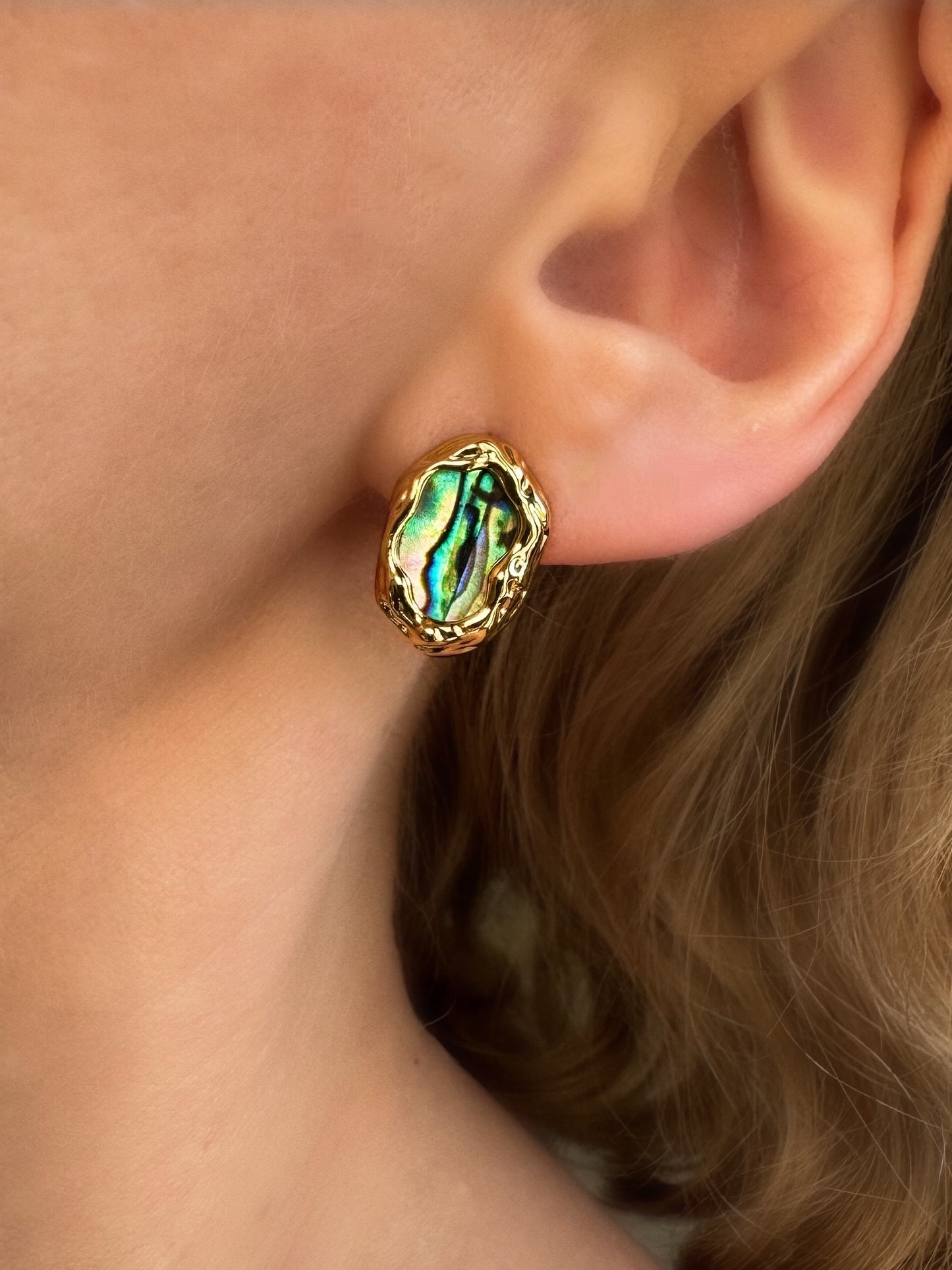 Abalone Stud Earrings
