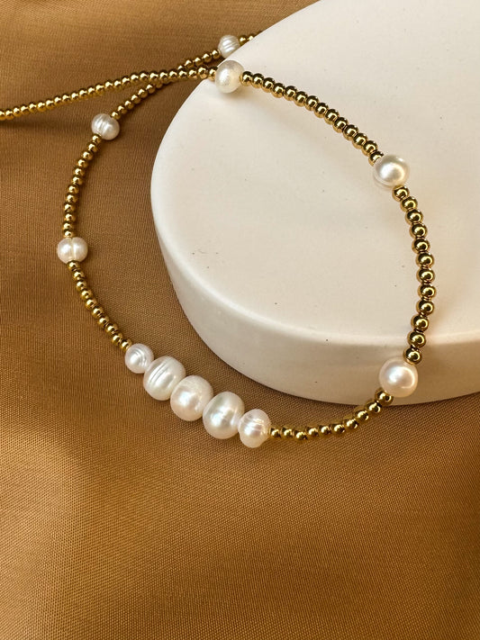 Pearl Beaded Necklace