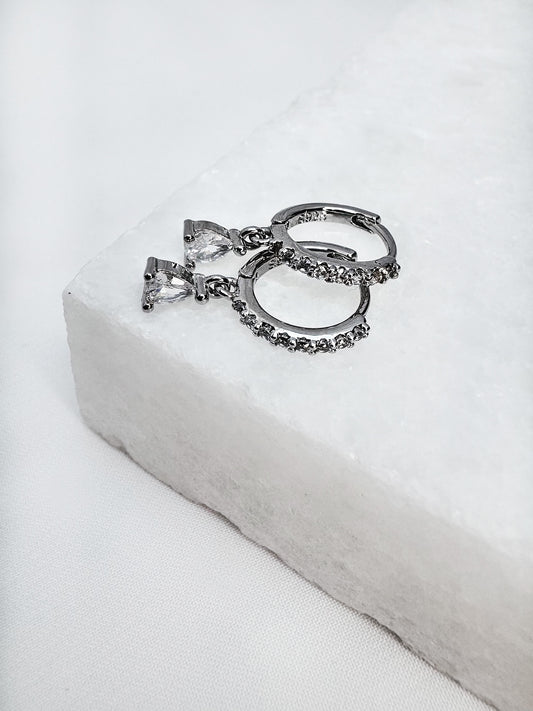Silver Mini Hoop Earrings
