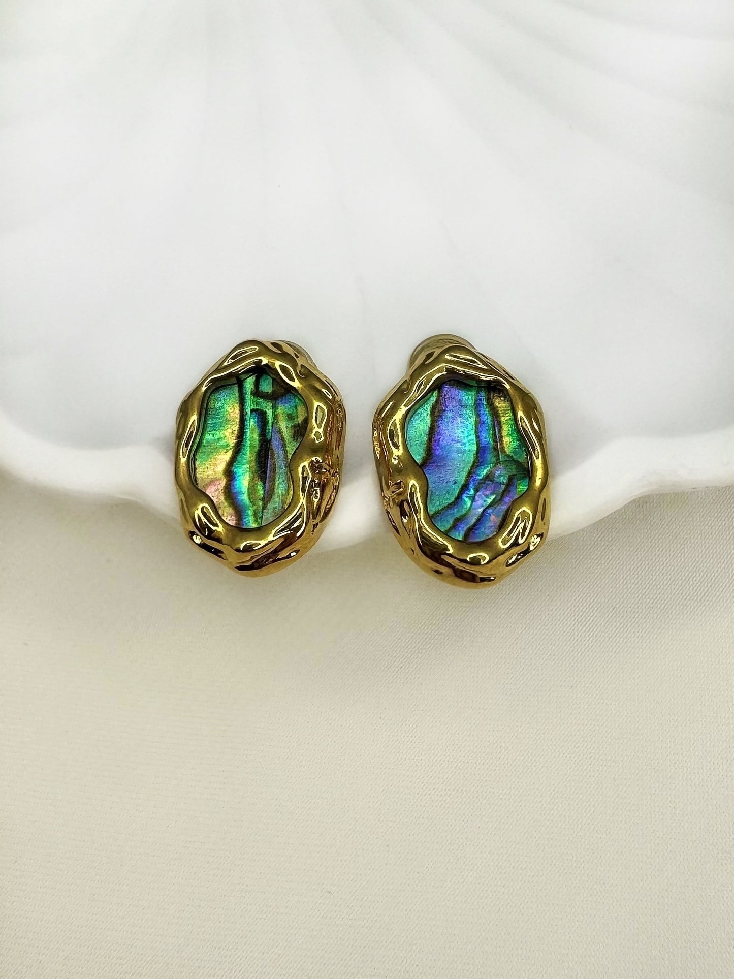Abalone Stud Earrings