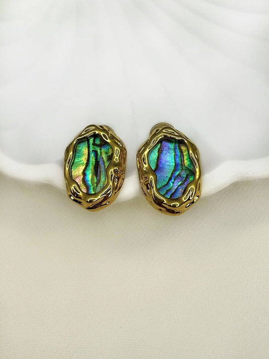 Abalone Stud Earrings