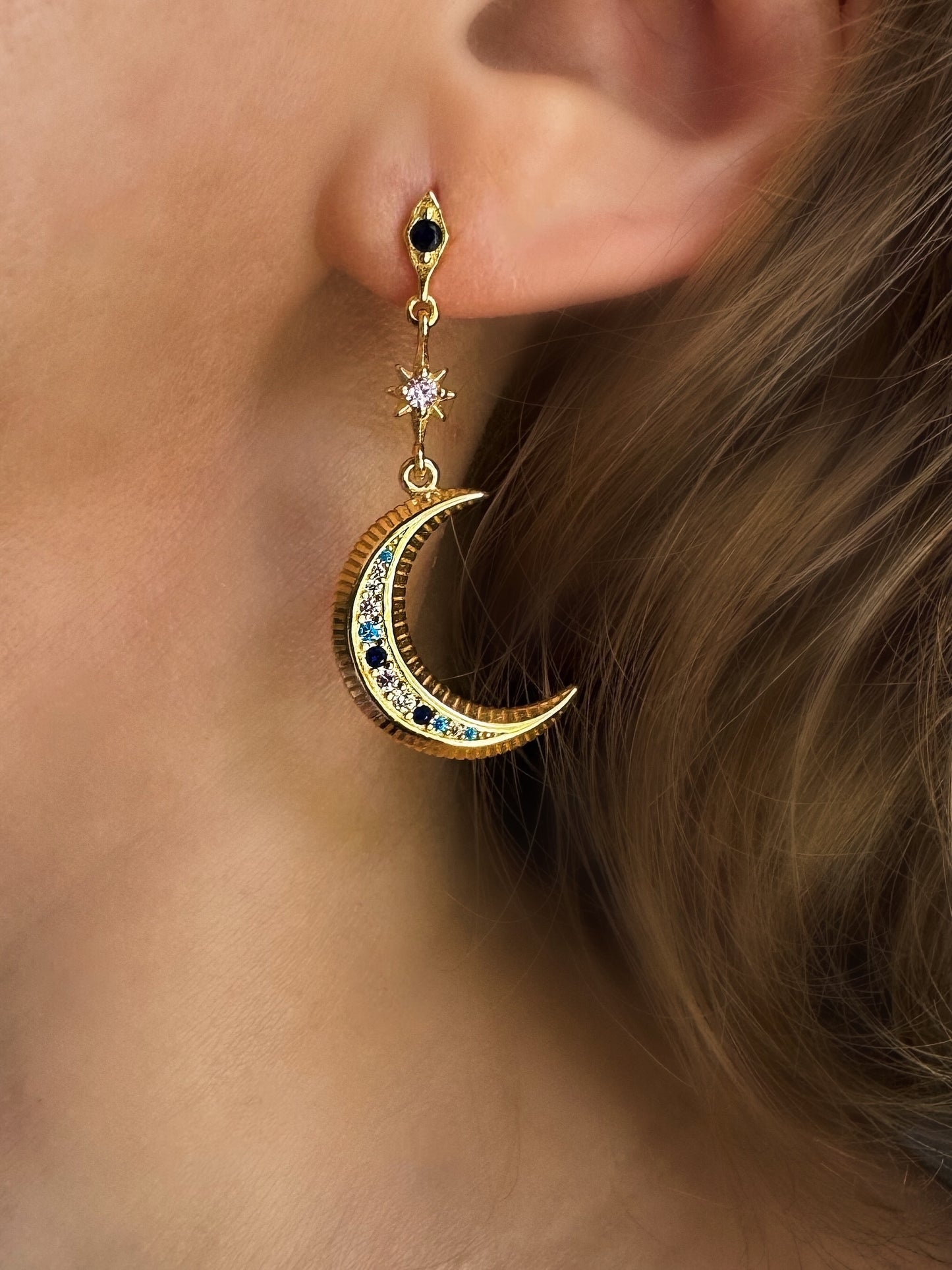 Moon & Stars earrings