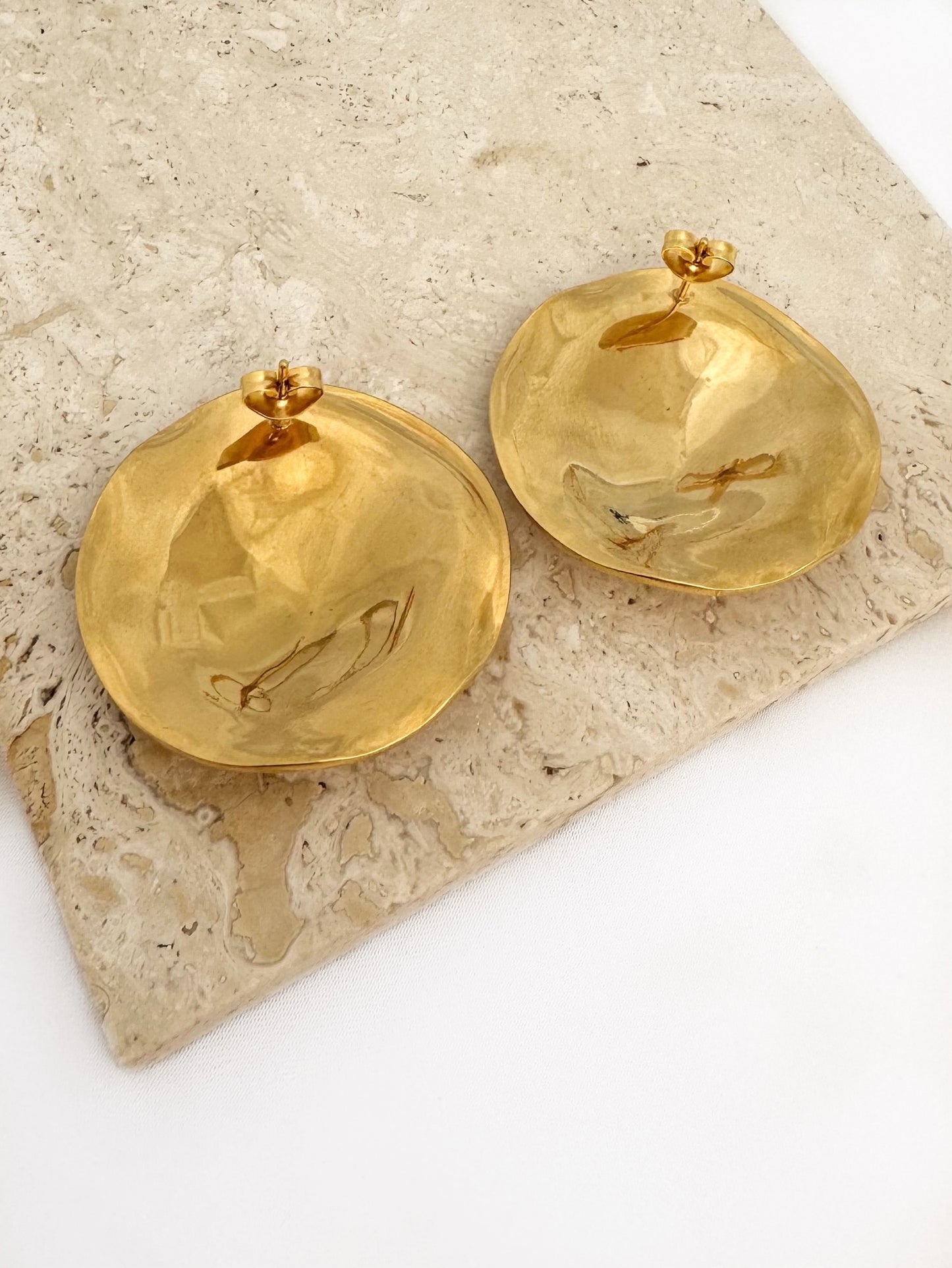 Irregular Round Earrings